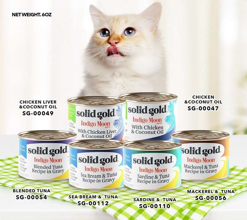 [3 FOR $10] Solid Gold Indigo Moon Canned Cat Food