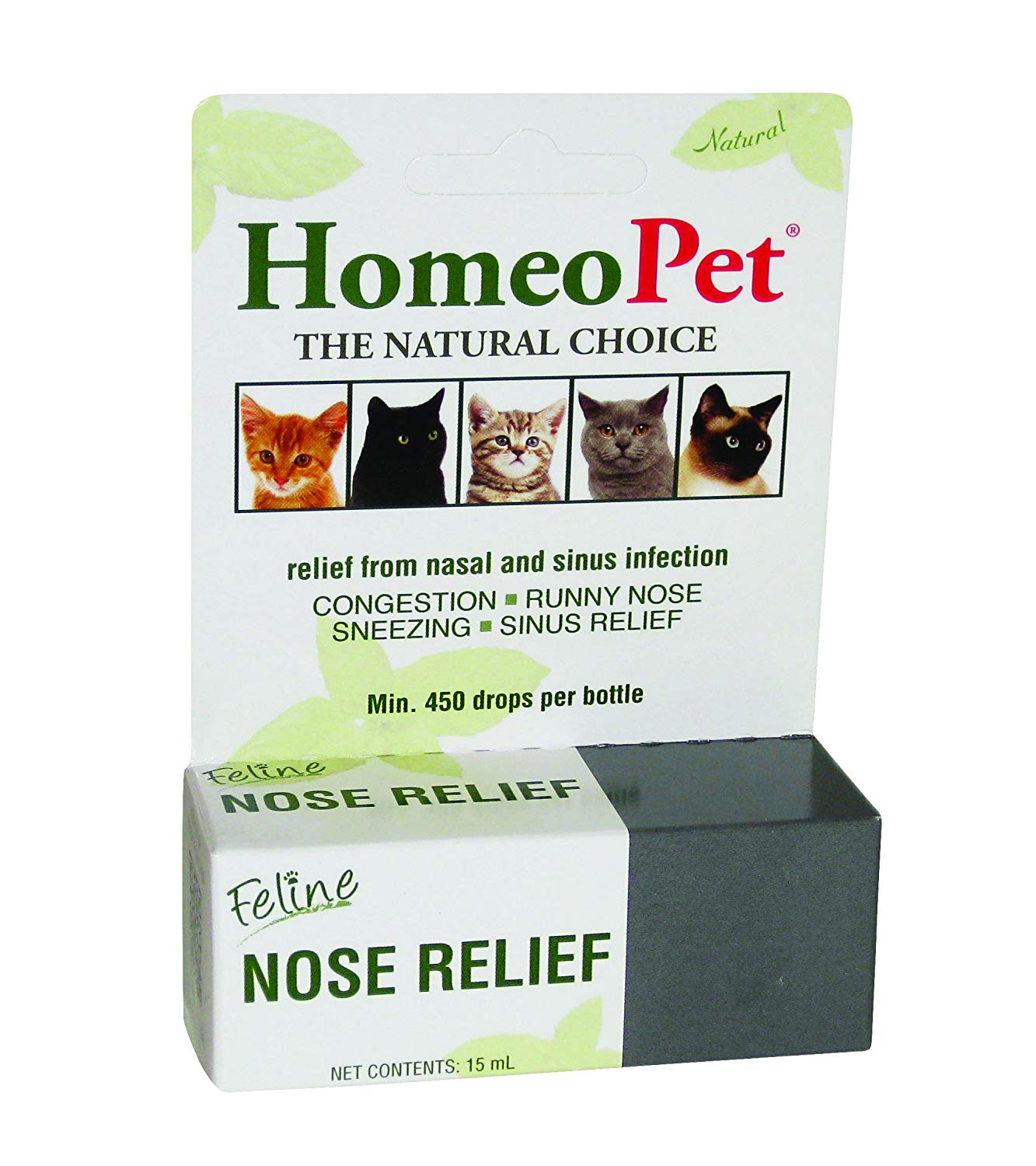 (3 Pack) HomeoPet Feline Nose Relief for Cats 15ml 704959147662
