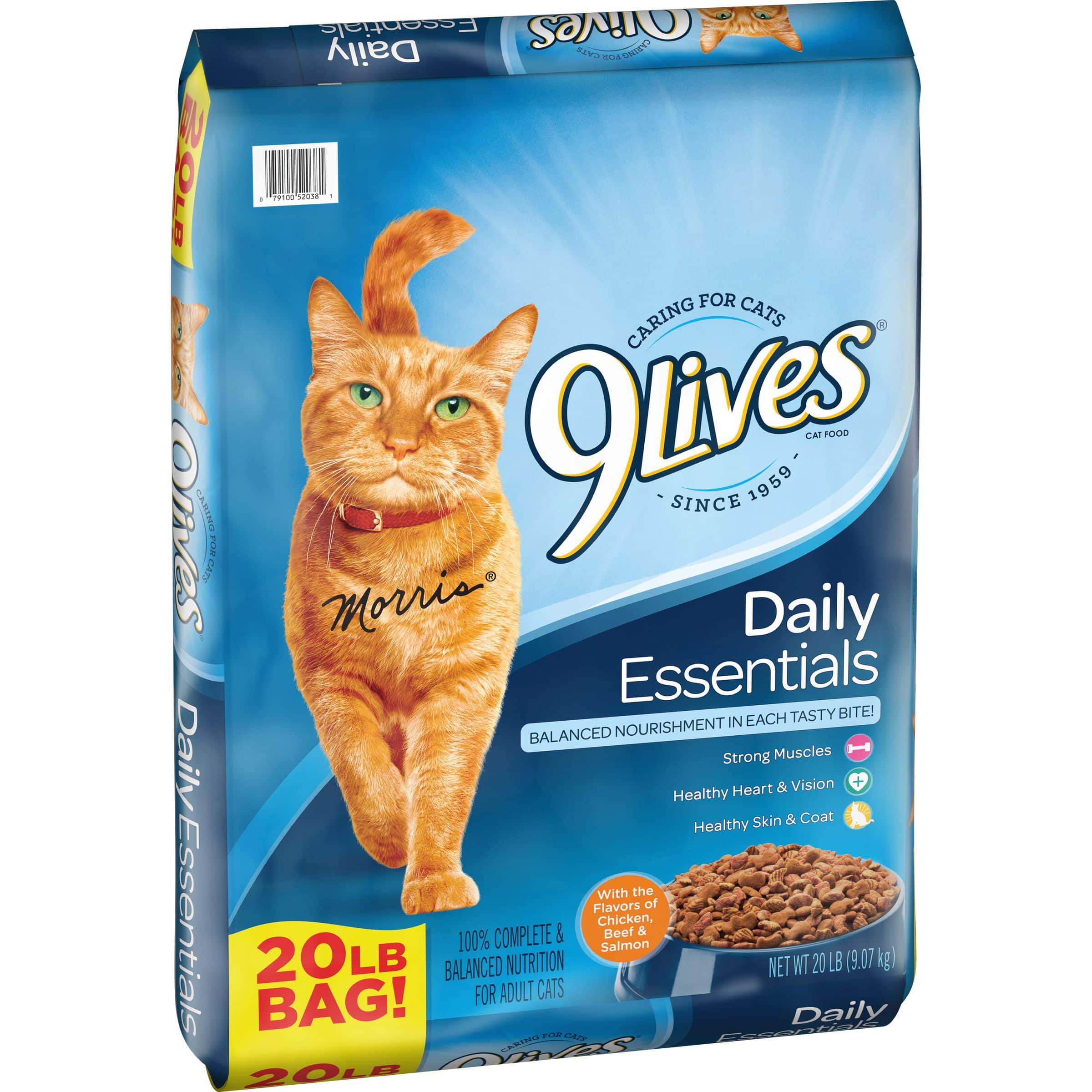 9Lives Daily Essentials Dry Cat Food, 20
