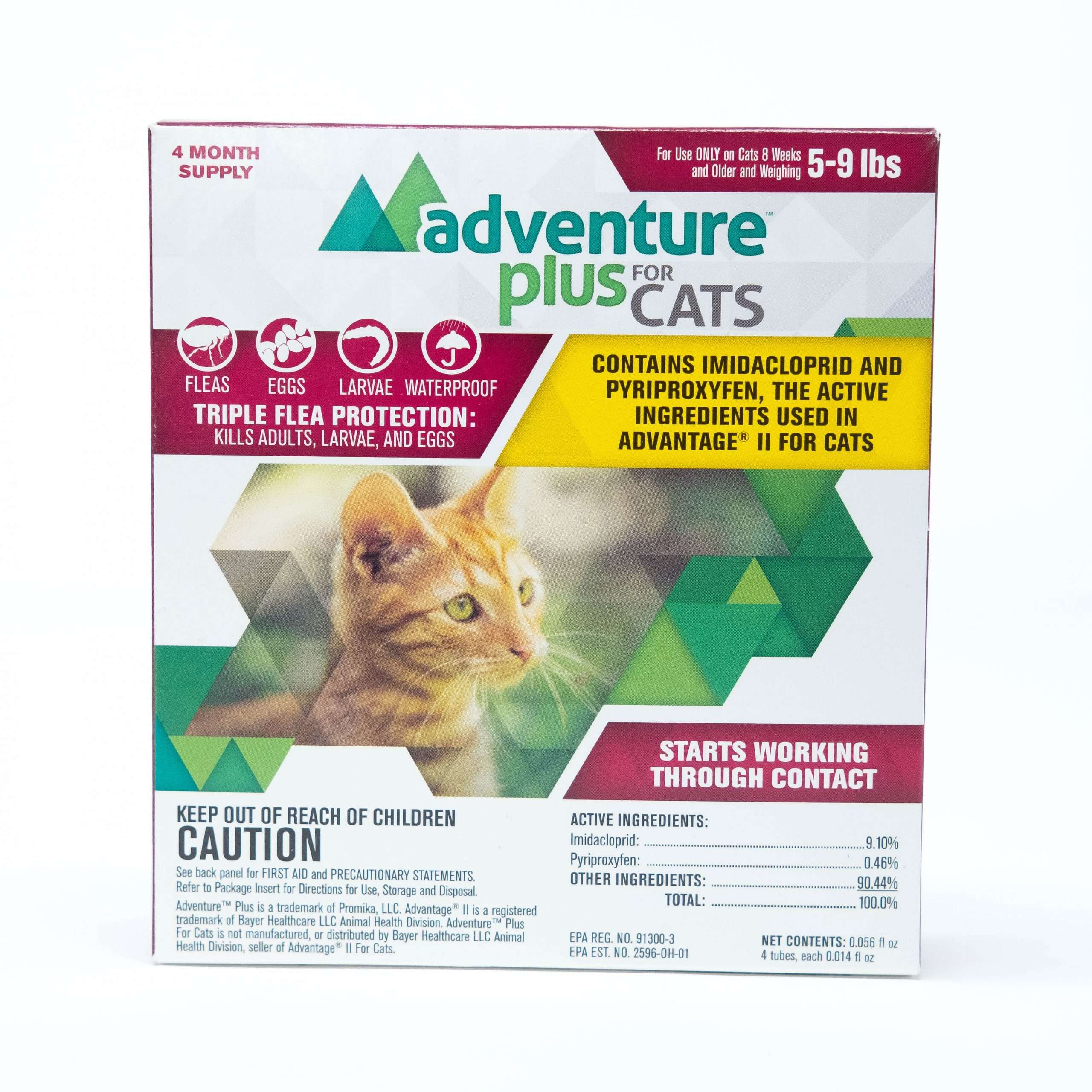 Adventure Plus Flea and Tick Prevention for Cats (5