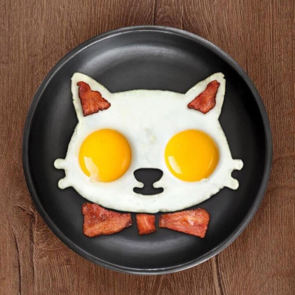 Aliexpress.com : Buy New Kitchen Silicone Egg Shaper Cat Fried Eggs ...