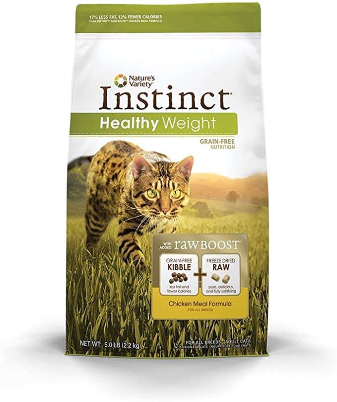 Amazon.com : Instinct Raw Boost Healthy Weight Grain Free Chicken Meal ...