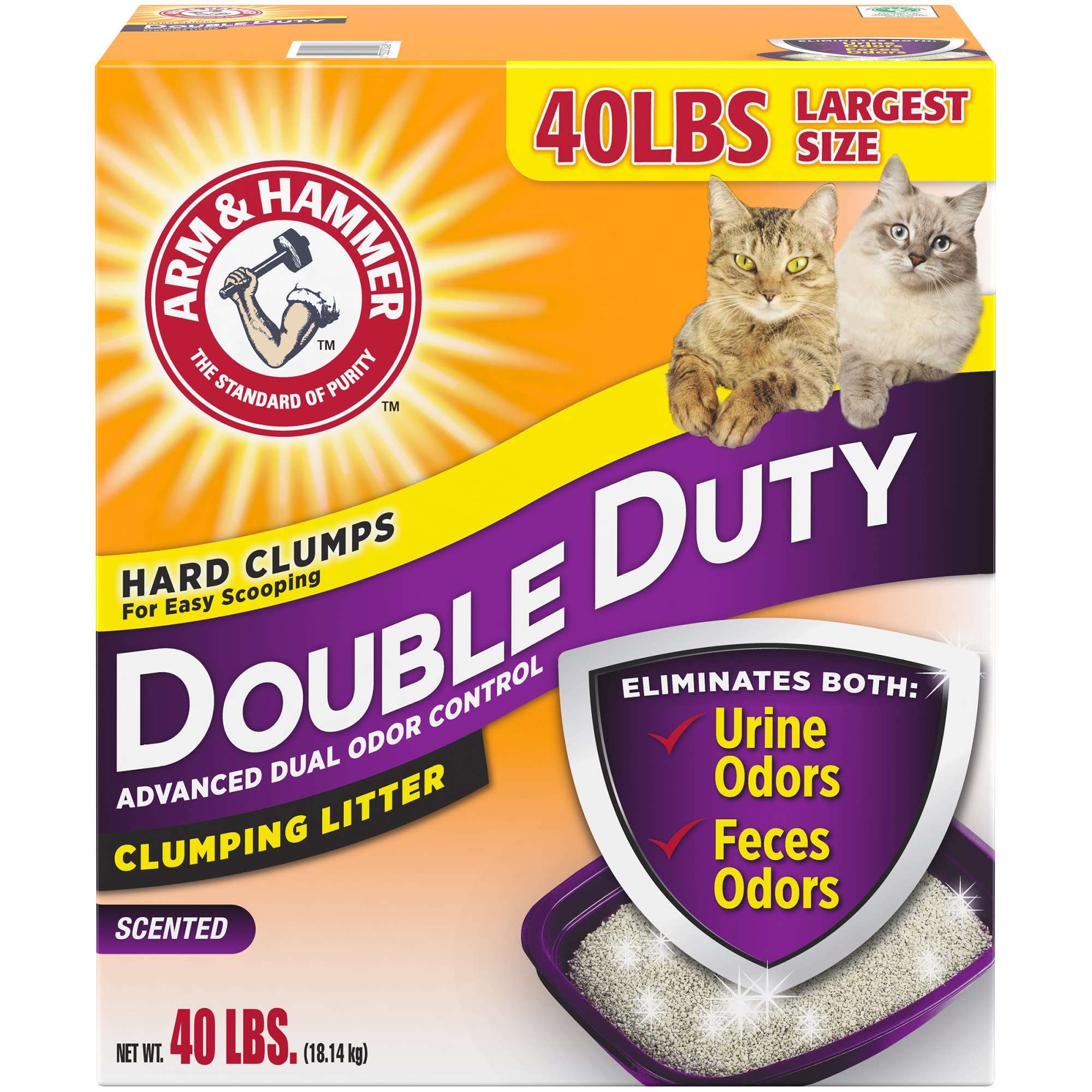 Arm & Hammer Double Duty Advanced Odor Control Clumping ...