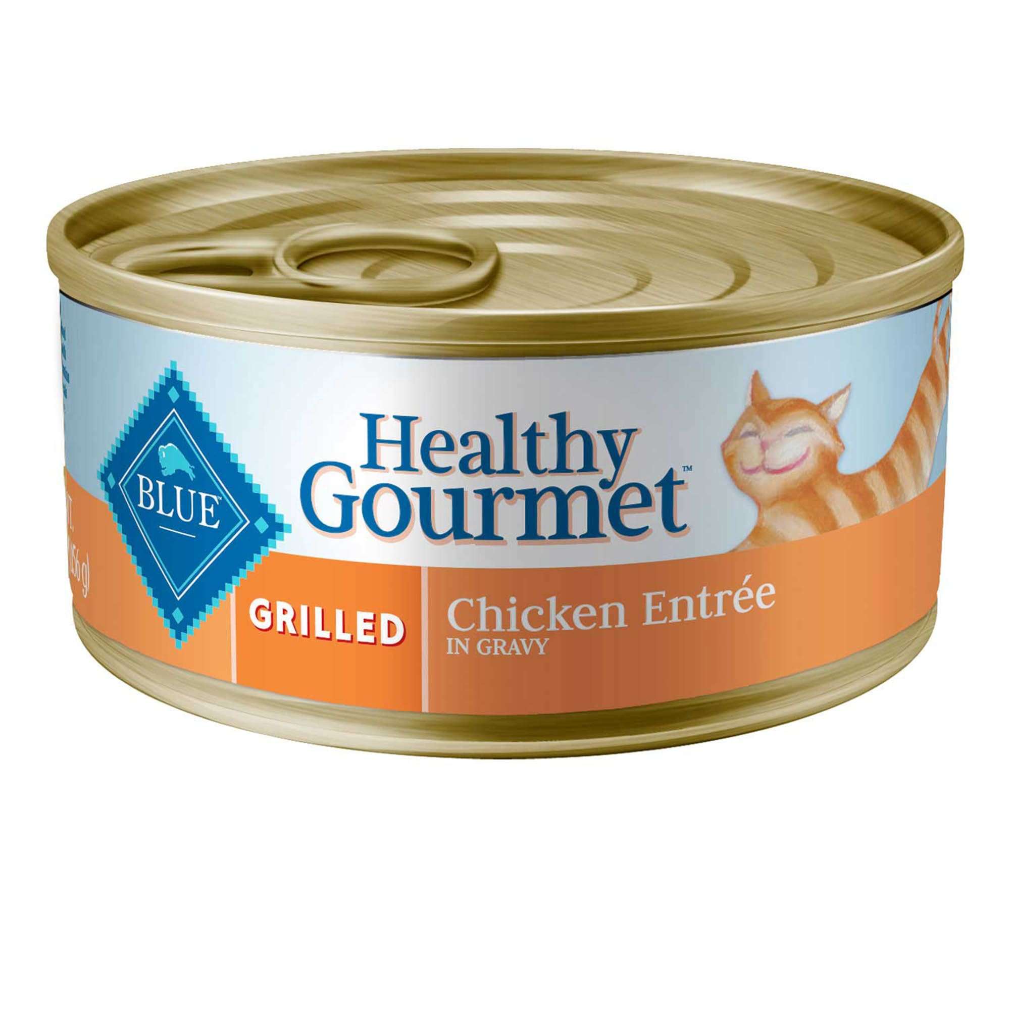 Blue Buffalo Blue Healthy Gourmet Grilled Chicken Entree Wet Cat Food ...