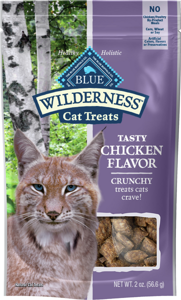 Blue Buffalo Wilderness Cat Treats Chicken Crunchy