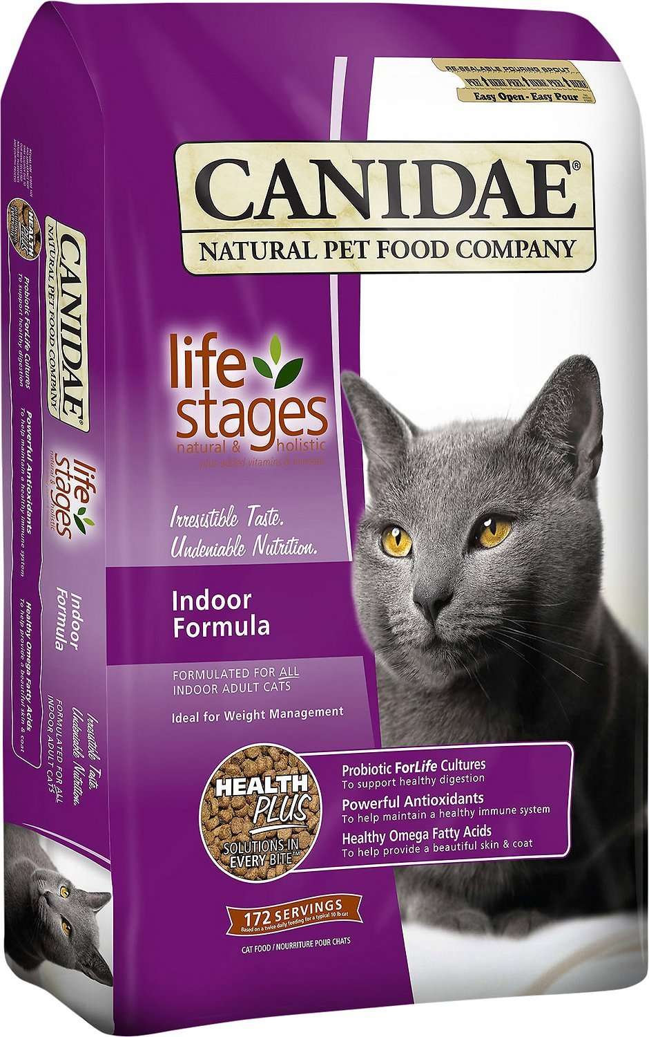CANIDAE Life Stages Indoor Formula Adult Dry Cat Food, 15 ...