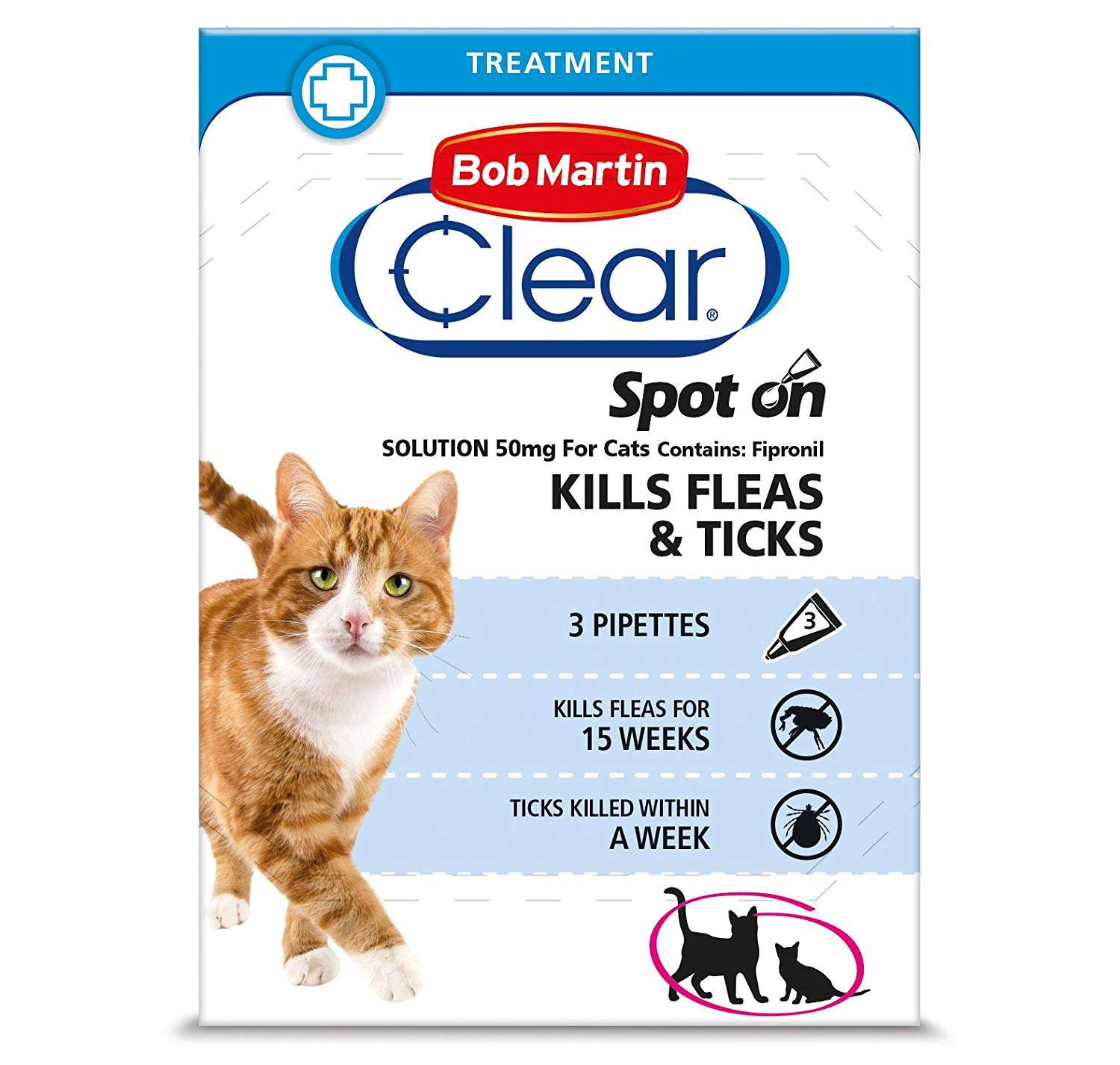 Clear Flea Spot On for Cats