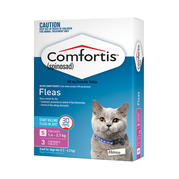 Comfortis Flea Tablets For Cats Pink