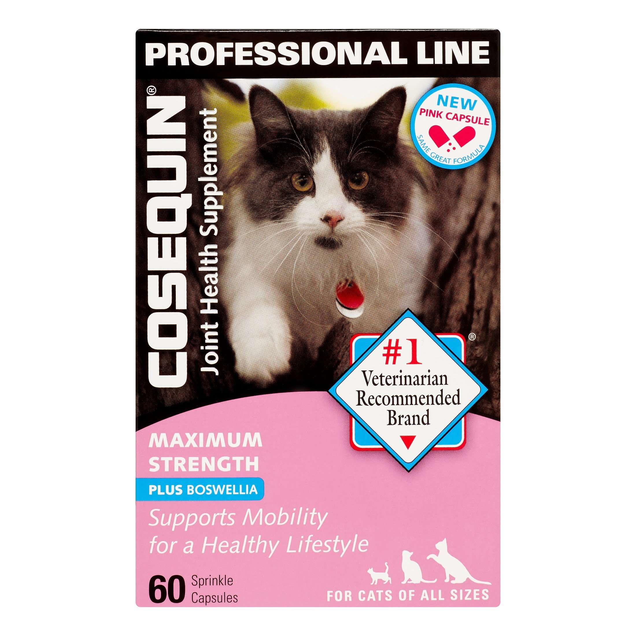 Cosequin Joint Health Plus Boswellia Cat Supplement, 60 Ct ...