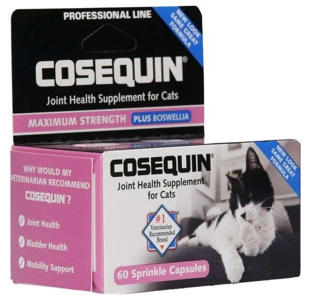 COSEQUIN Joint Health Supplement for Cats Plus Boswellia ...