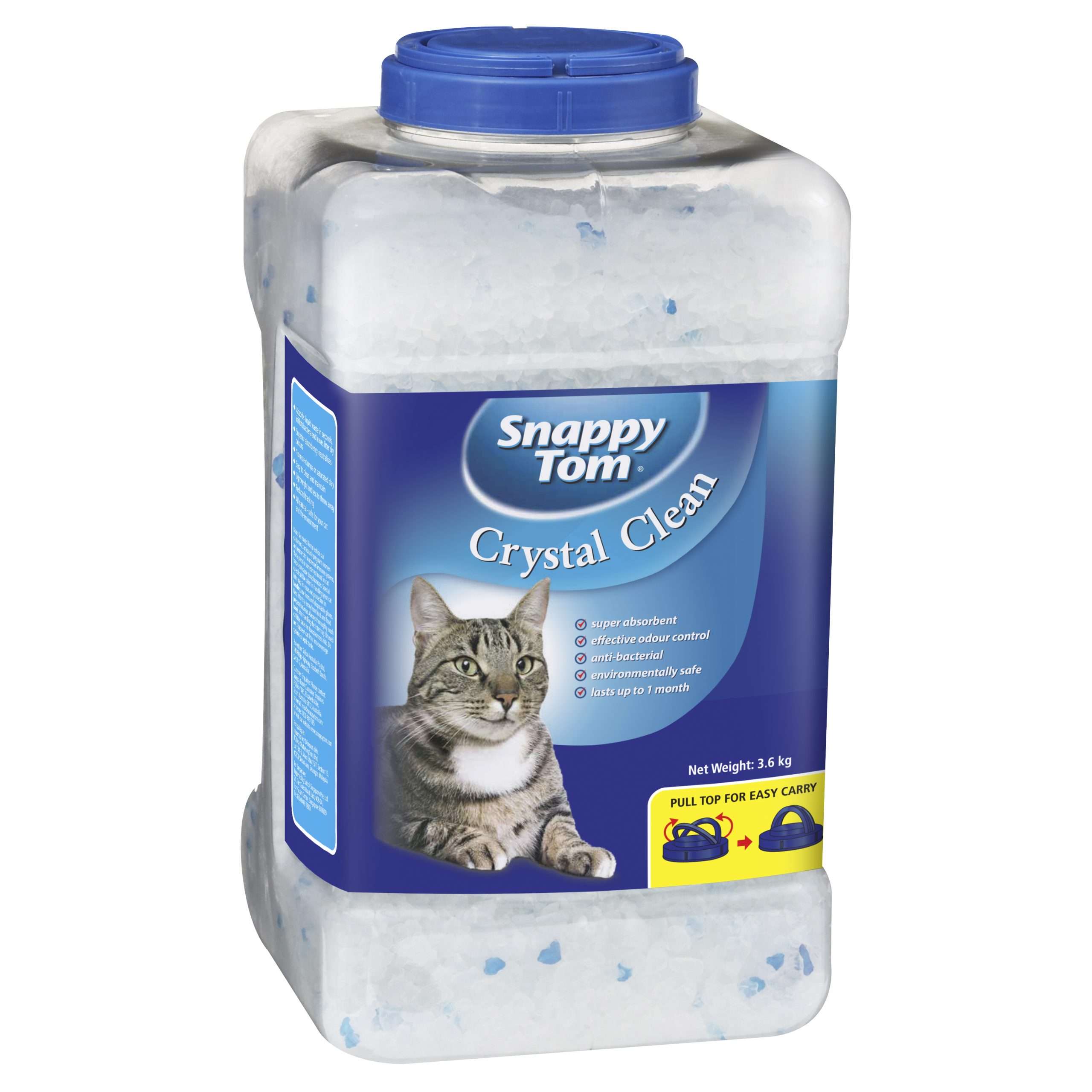 Crystal Clean Premium Cat Litter 3.6kg  Snappy Tom