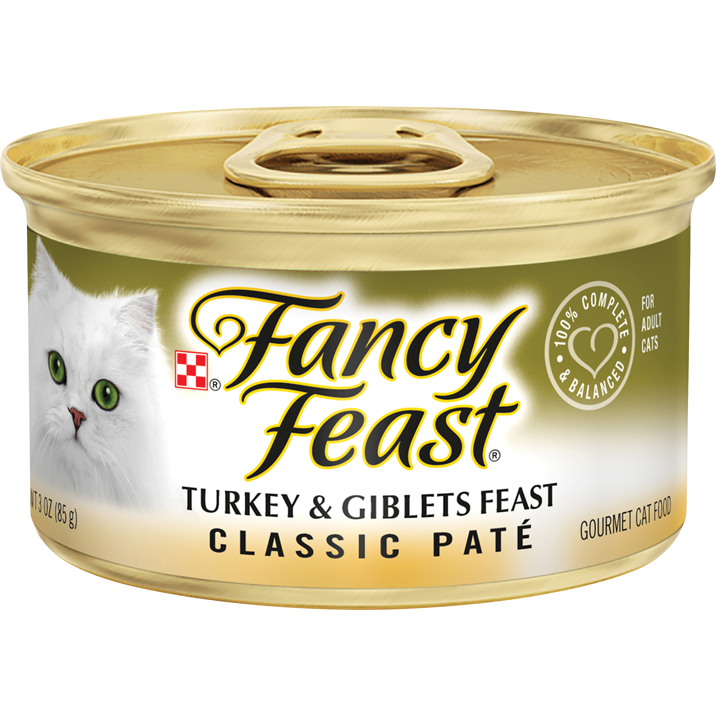 Fancy Feast Grain Free Pate Wet Cat Food, Classic Pate ...
