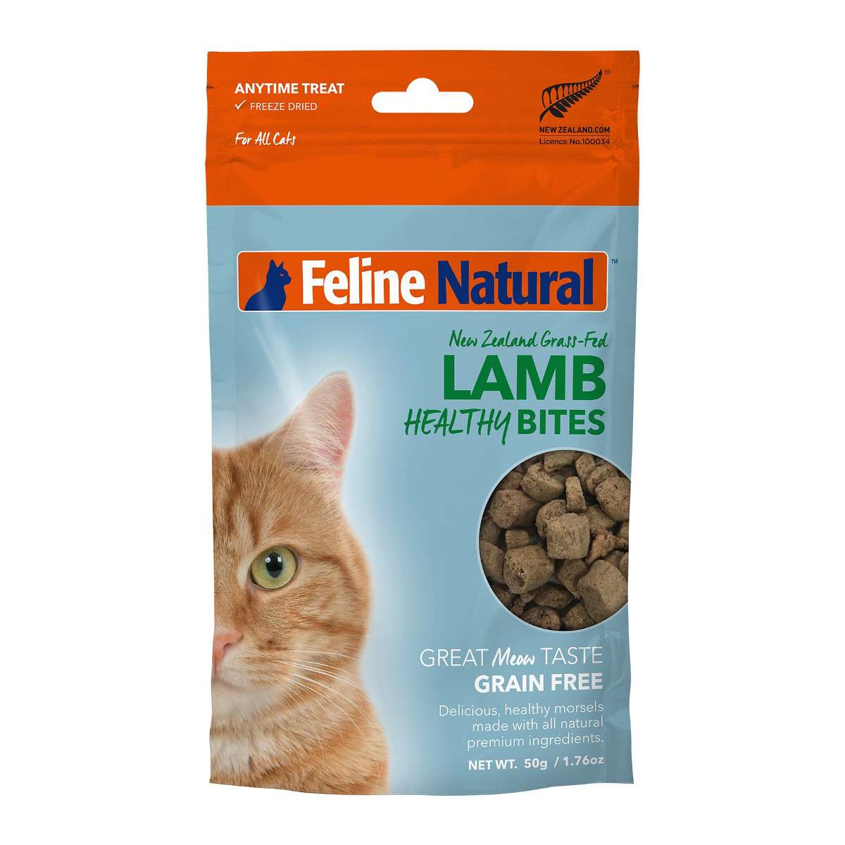 Feline Natural Lamb Healthy Bites Grain