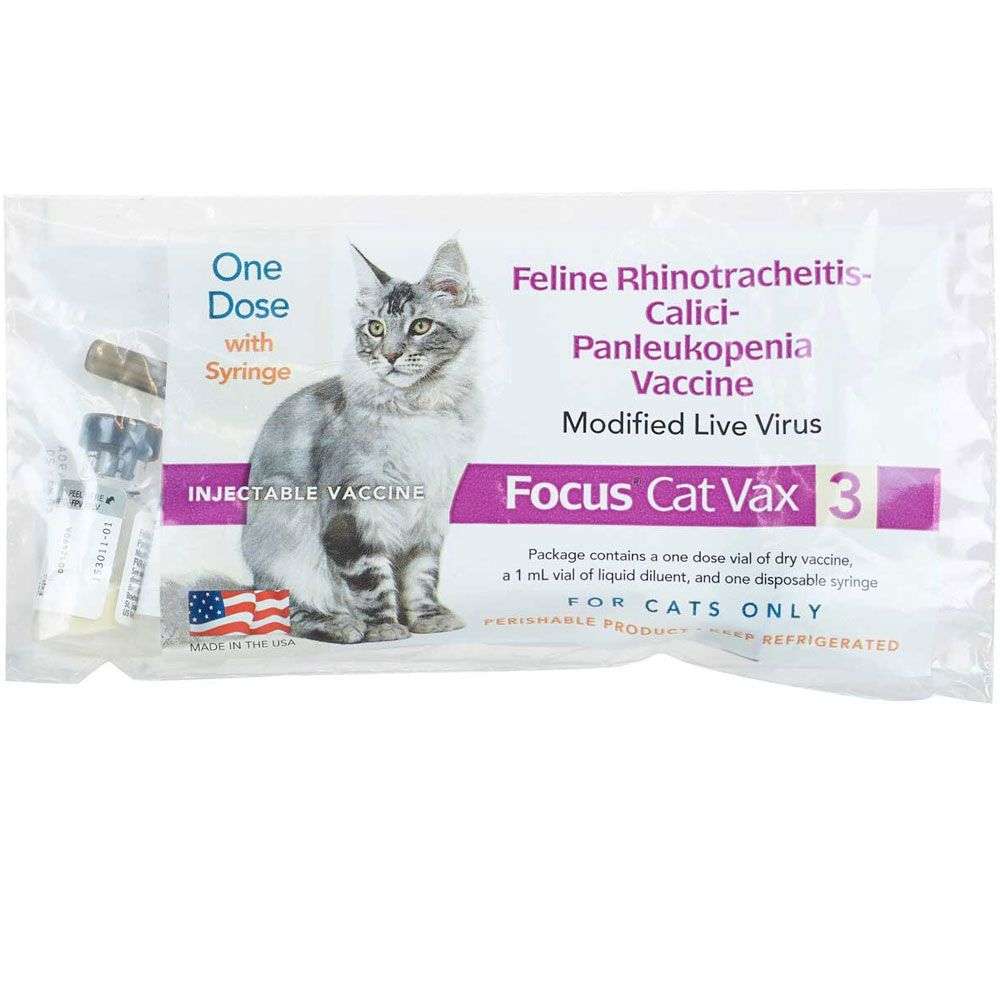 Focus Cat Vax 3 Vaccine 1 Dose