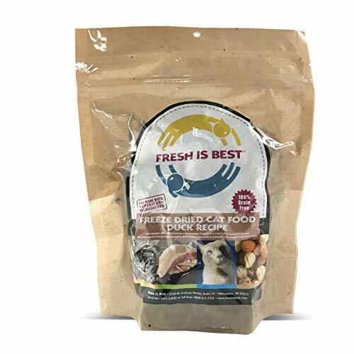 Fresh Is Best Raw Freeze Dried Complete Cat Food, 8 Ounces (Duck)