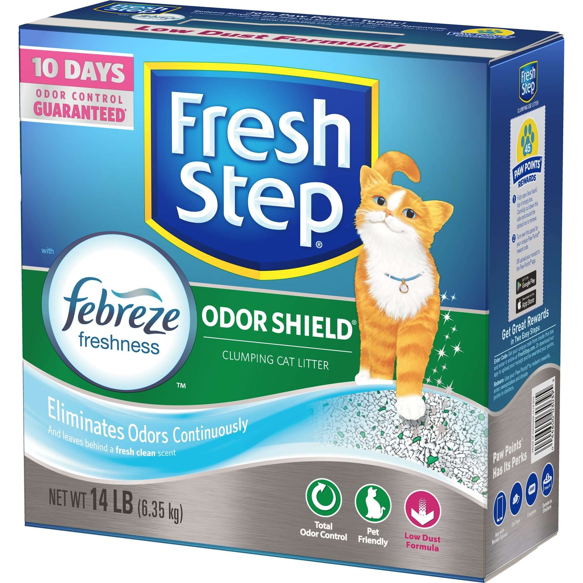 Fresh Step Odor Shield Scented Litter with the Power of ...