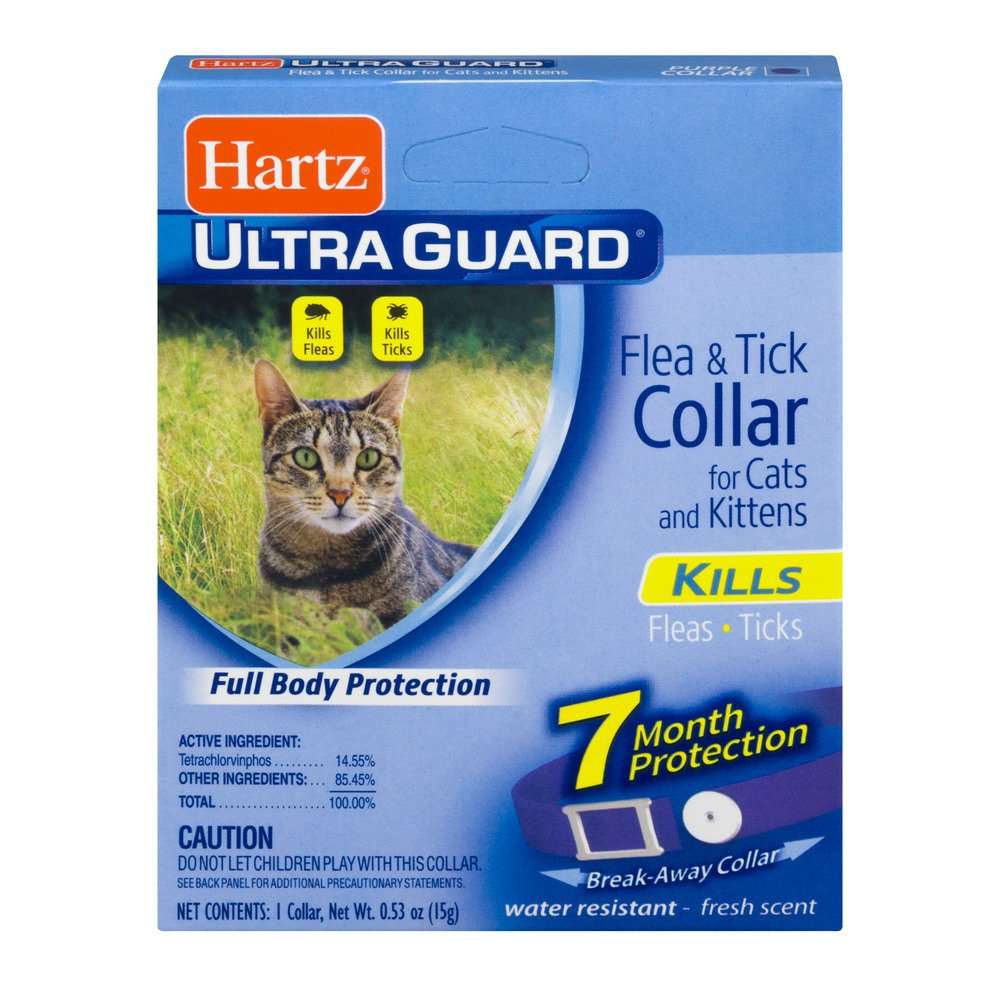 Hartz UltraGuard Flea &  Tick Collar for Cats &  Kittens, 7 ...