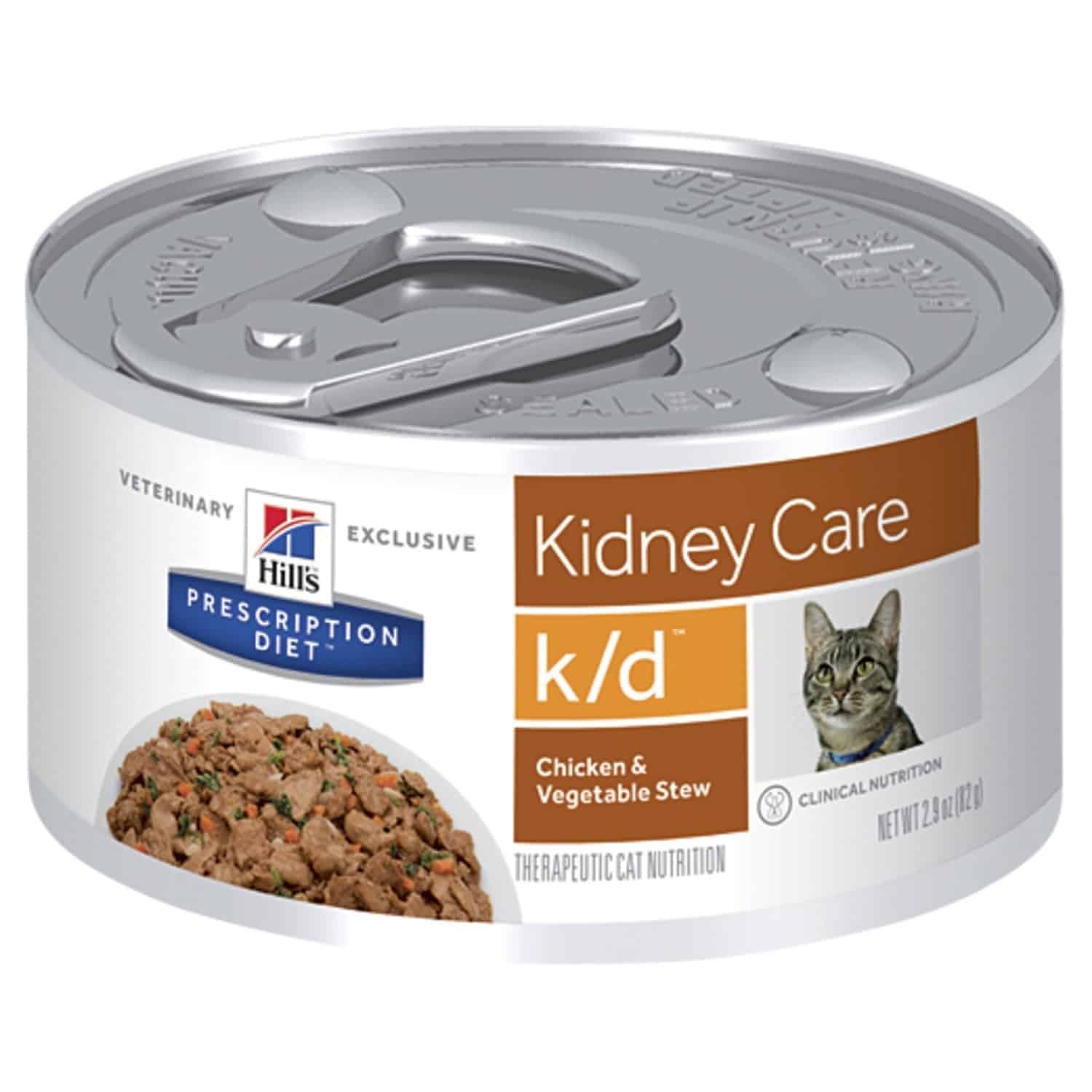Hills Prescription Diet FELINE K/D Renal Health Chicken Wet Cat Food ...