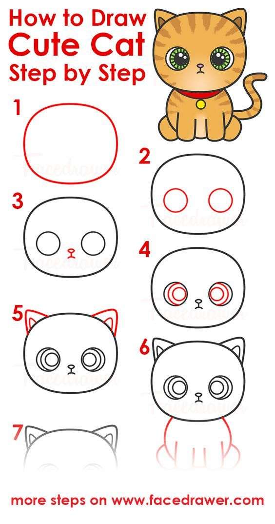 Learn how to draw cat. Today you can learn how to draw ...