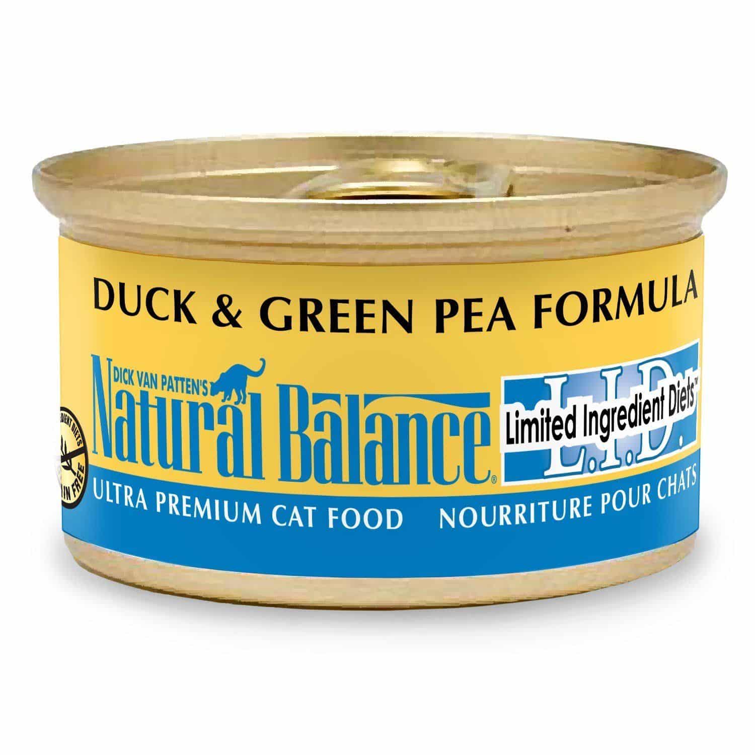 Limited Ingredient Diets Pea and Duck Canned Cat Food Size: 3 oz, case ...