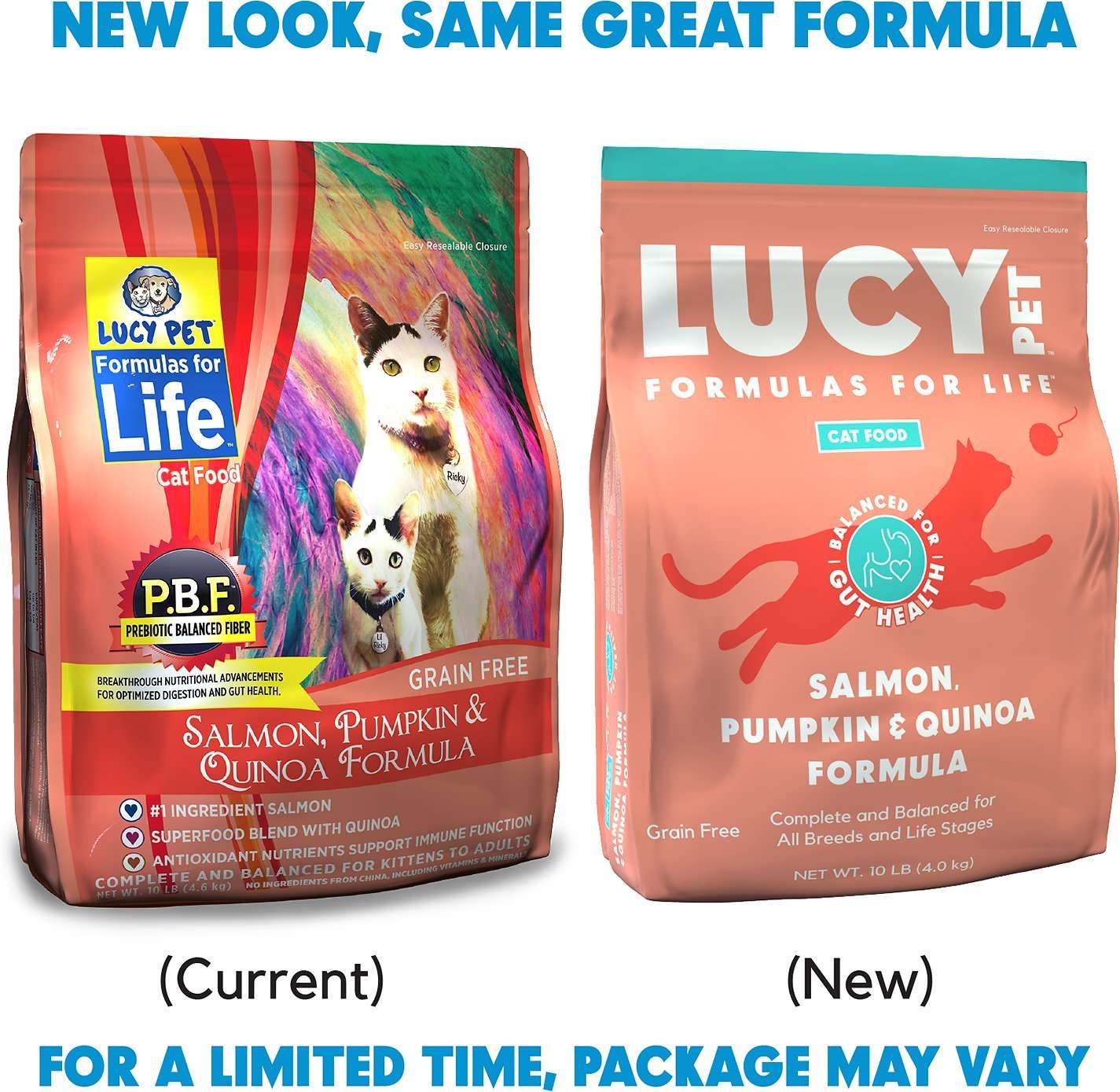 Lucy Pet Products Formulas For Life Salmon, Pumpkin ...