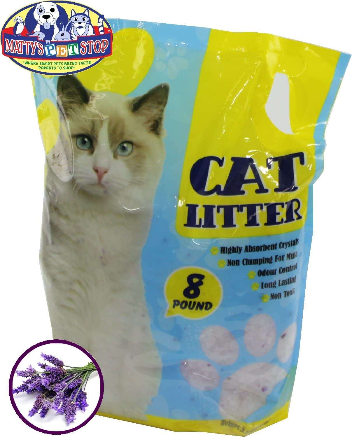 Matty s Pet Stop Crystal Silica Non Clumping Cat Litter ...