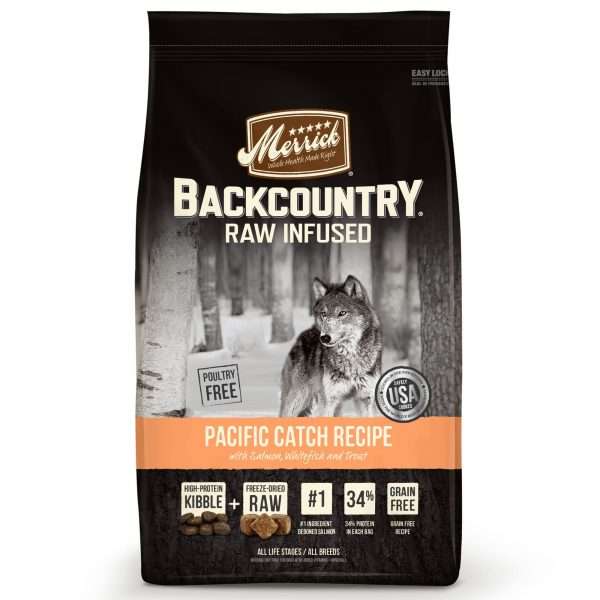 Merrick Backcountry Grain Free Raw Infused Pacific Catch Dry Dog Food ...