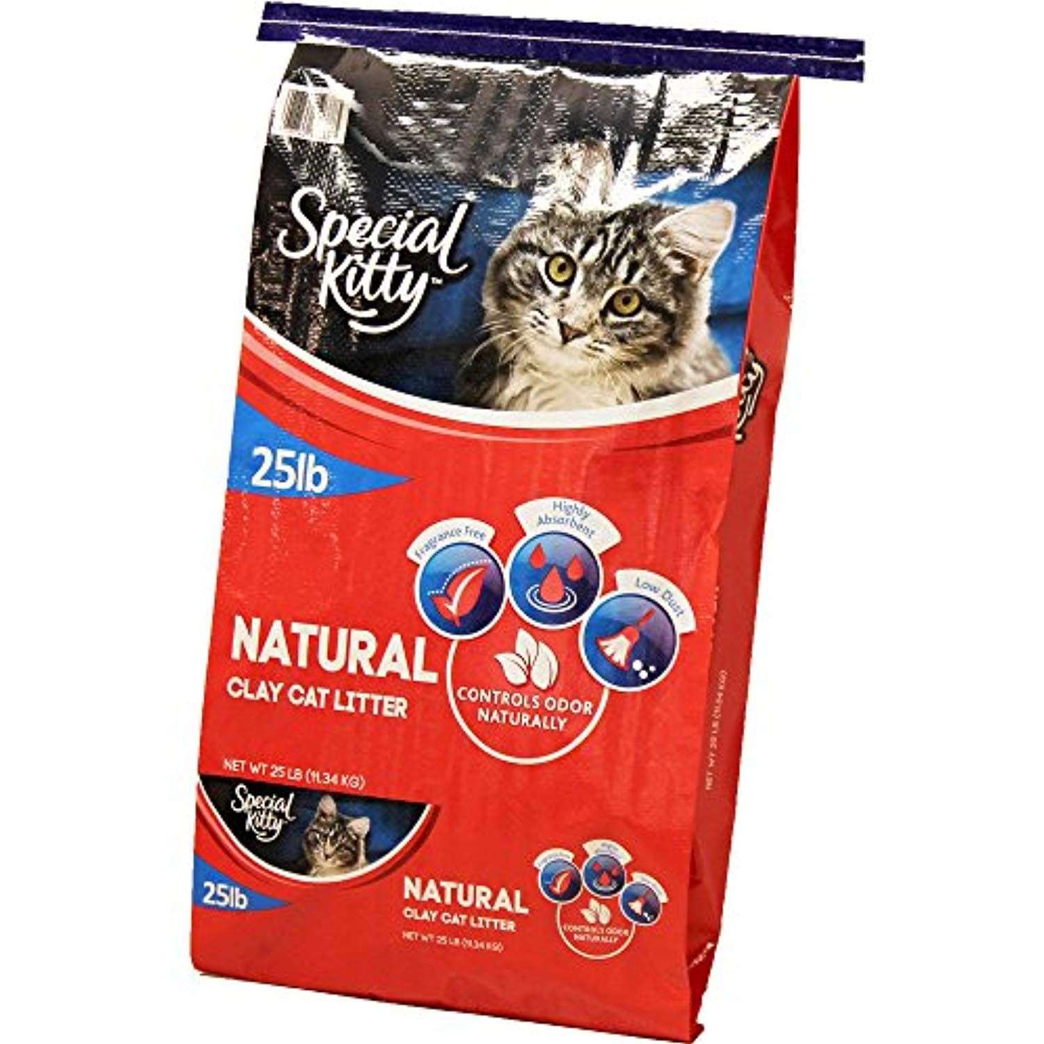 Natural Clay Cat Litter That Controls Odor Naturally, 25 ...