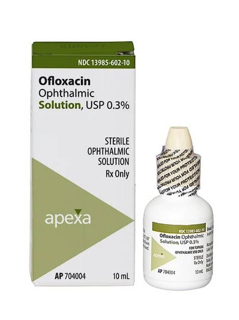 OFLOXACIN (Generic) Ophthalmic Solution 0.3% (Free Shipping)