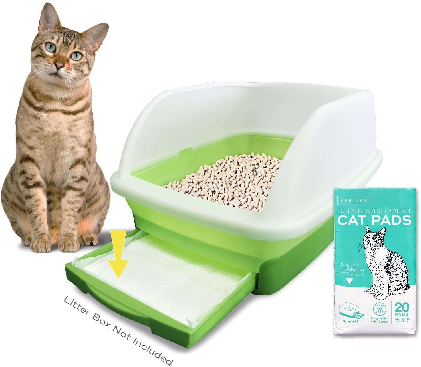 Peritas Cat Pads Generic Refill For Breeze Tidy Cat Litter ...