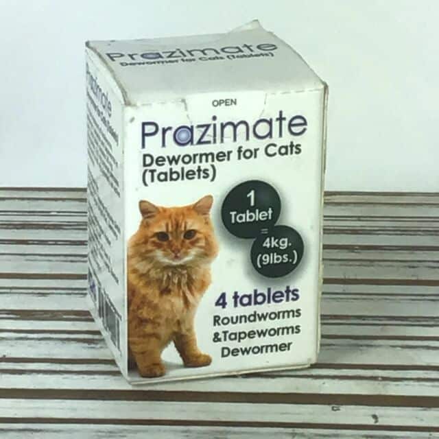 Prazimate Roundworm and Tapeworm Dewormer for Cats 4 Tablets for sale ...