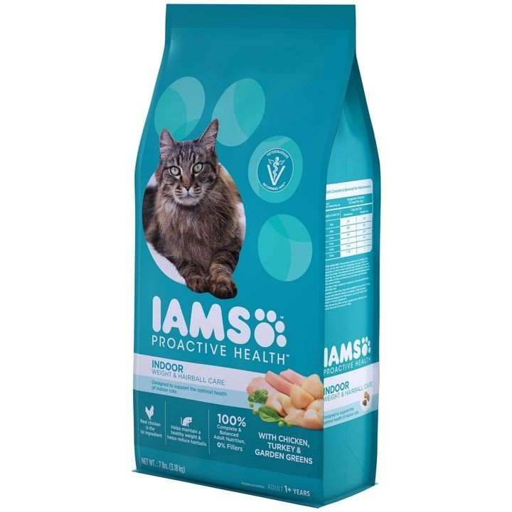 Proactive Health Indoor Weight and Hairball Care Dry Cat ...