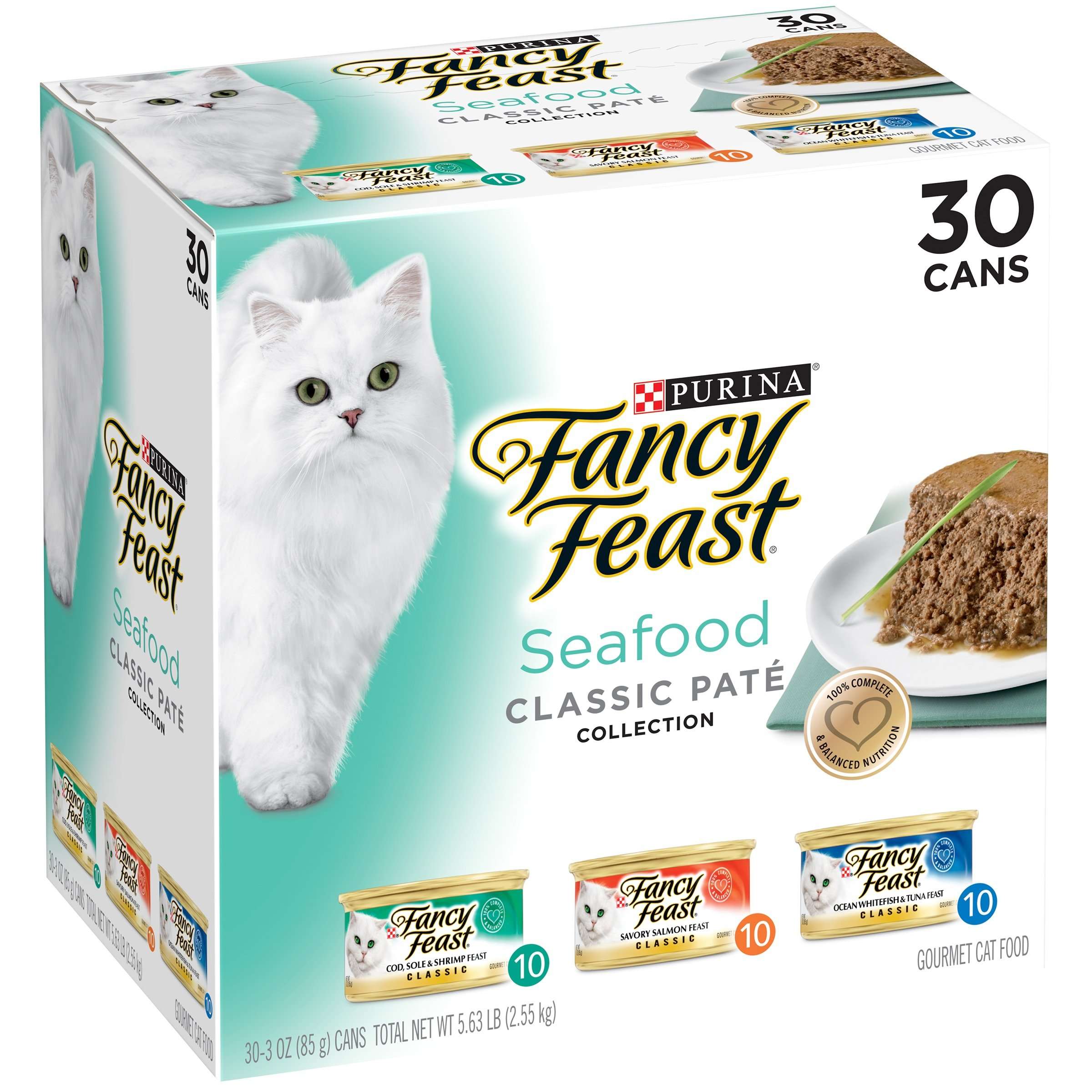Purina Fancy Feast Classic Seafood Feast Collection Cat ...