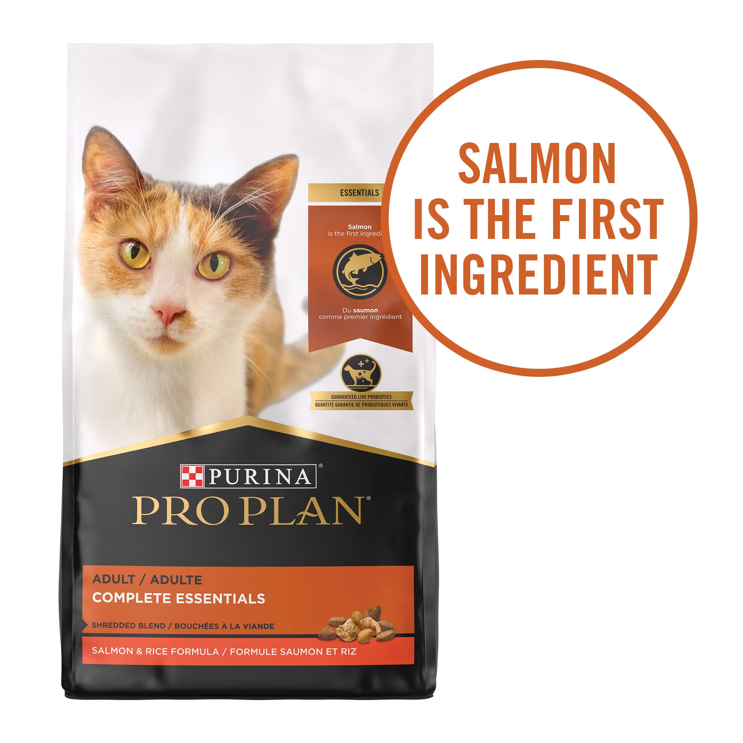 Purina Pro Plan With Probiotics, High Protein Dry Cat Food, Shredded ...