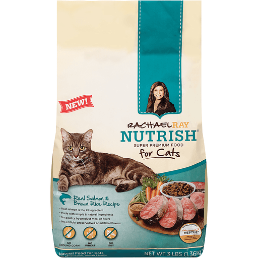 Rachael Ray Nutrish Food For Cats, Real Salmon &  Brown ...