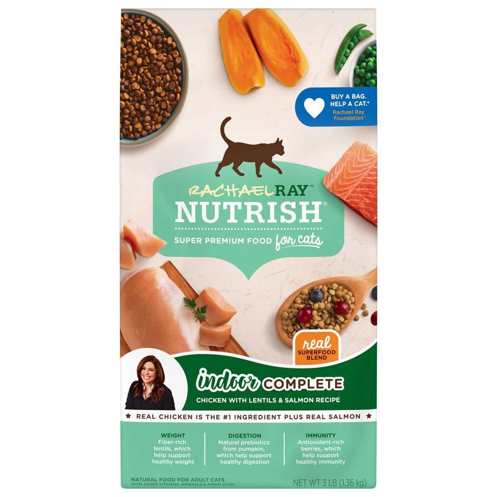 Rachael Ray Nutrish Indoor Complete Natural Dry Cat Food ...