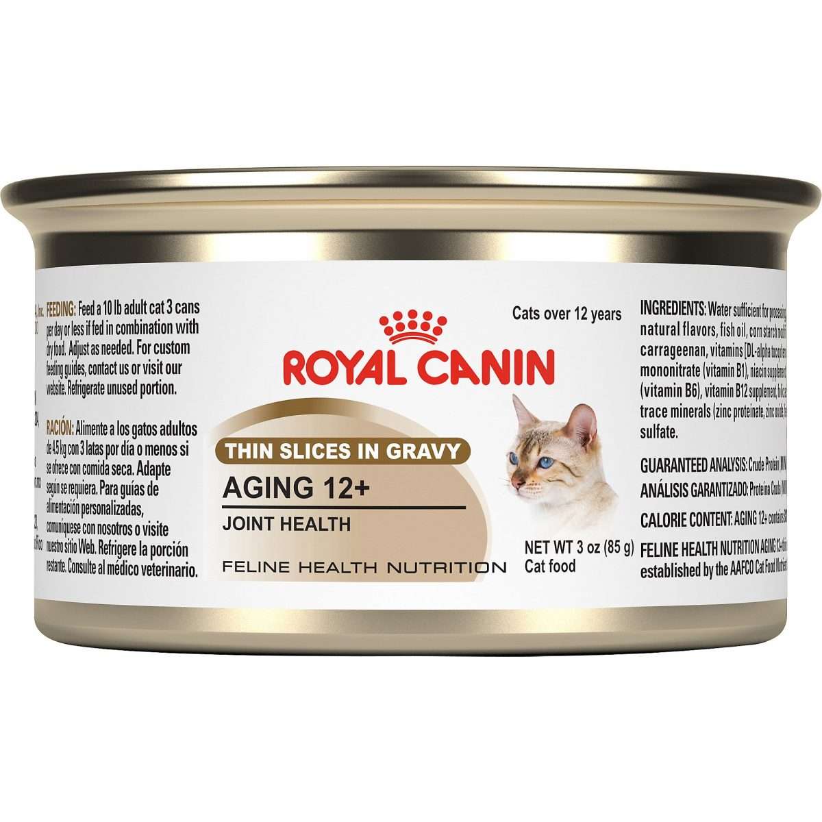 Royal Canin Feline Health Nutrition Aging 12+ Joint Health Canned Cat ...