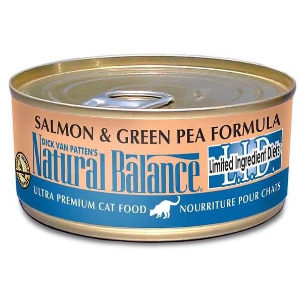 Shop Natural Balance LID Salmon &  Green Pea Formula Canned Cat Food 5 ...
