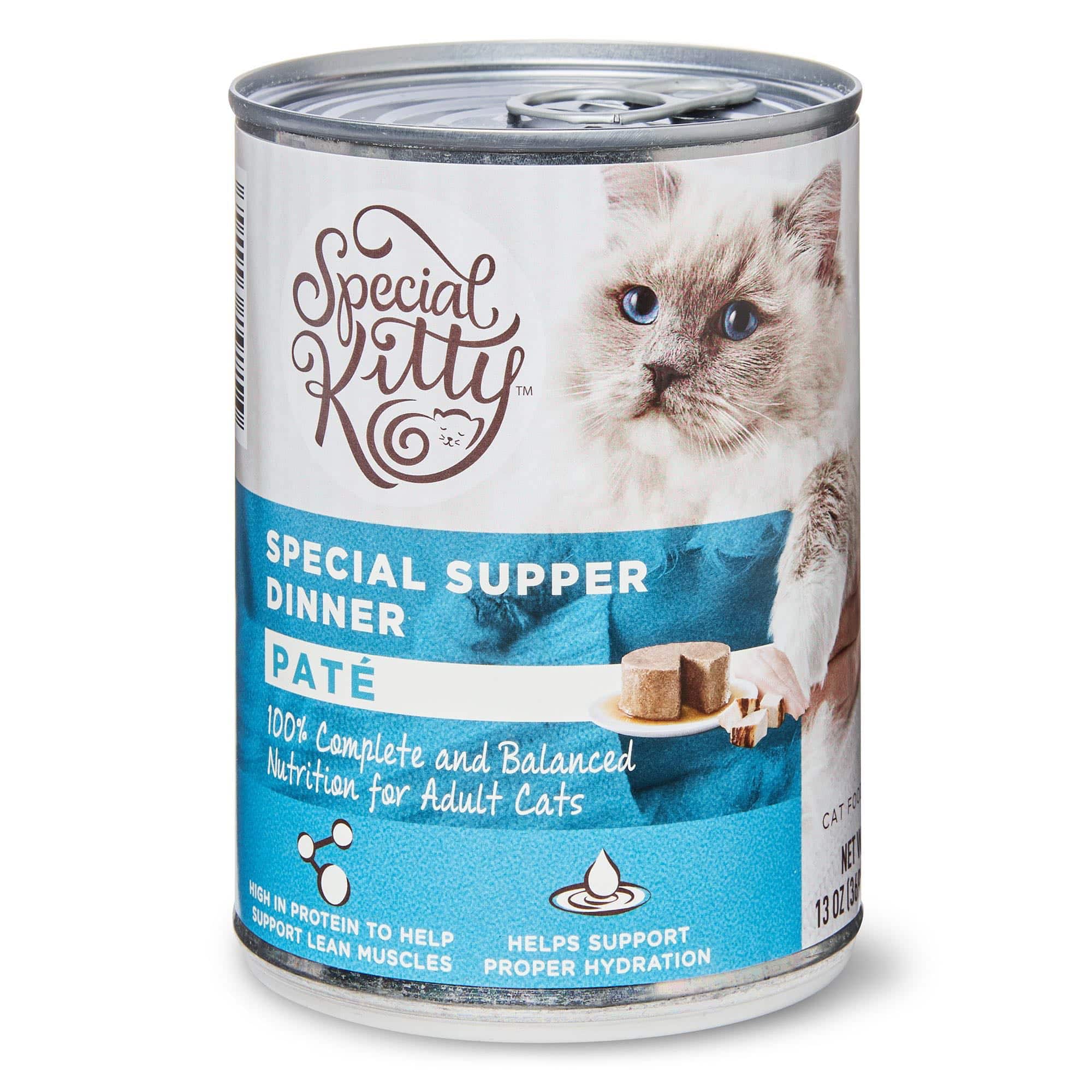 Special Kitty Special Supper Dinner Pate Wet Cat Food, 13 oz