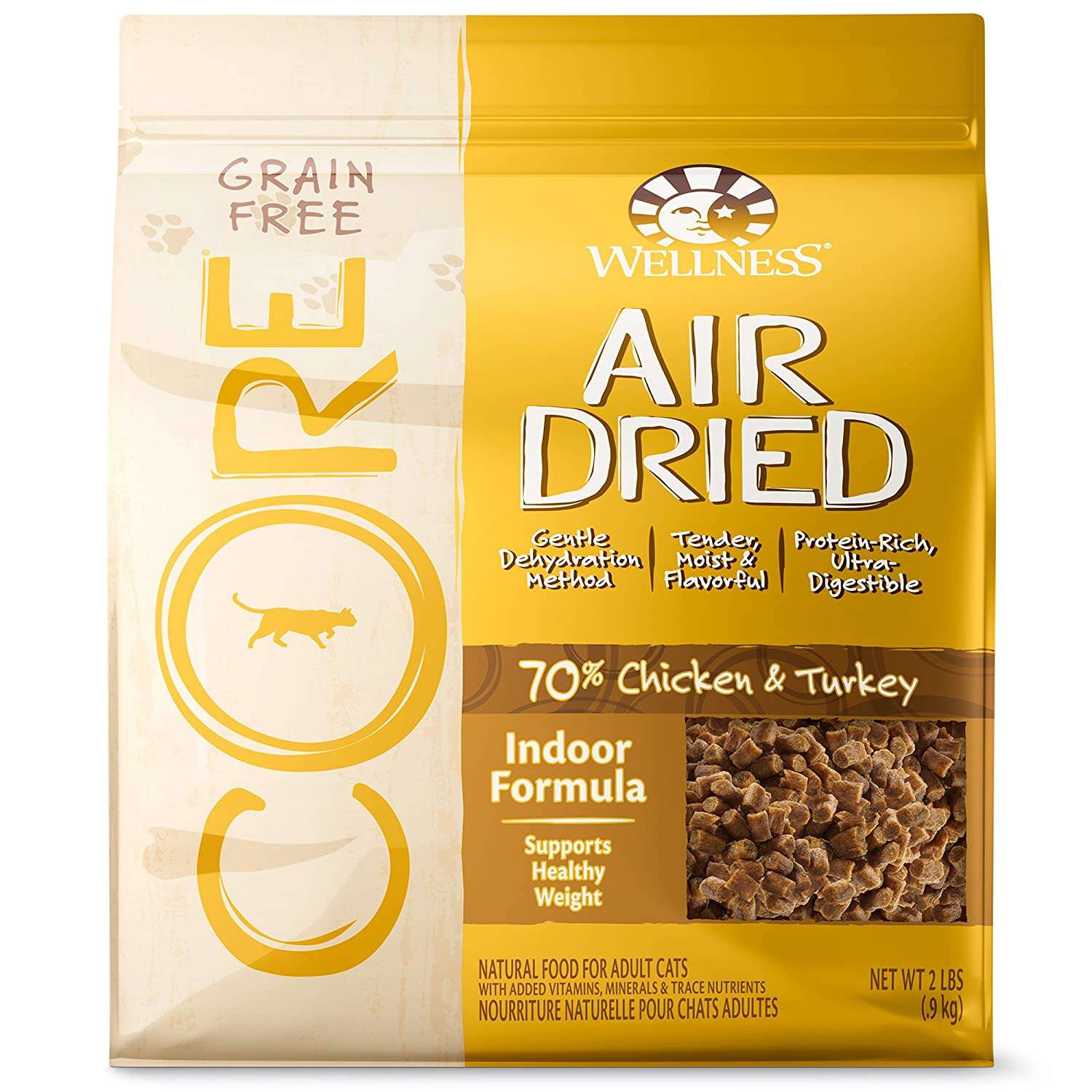 WELLNESS CORE Air Dried Natural Grain Free Dry Indoor Cat ...