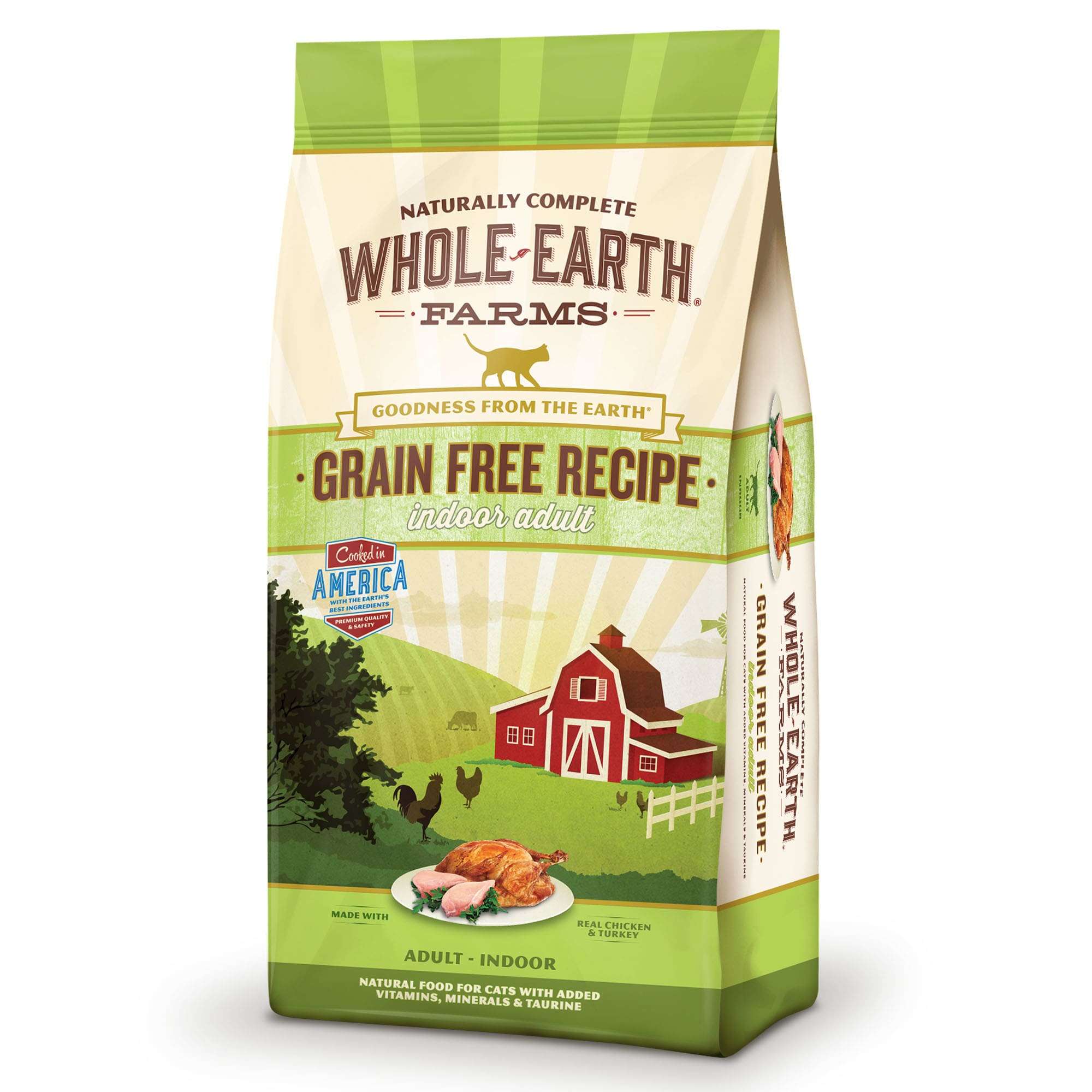 Whole Earth Farms Grain Free Indoor Adult Recipe Cat Dry ...